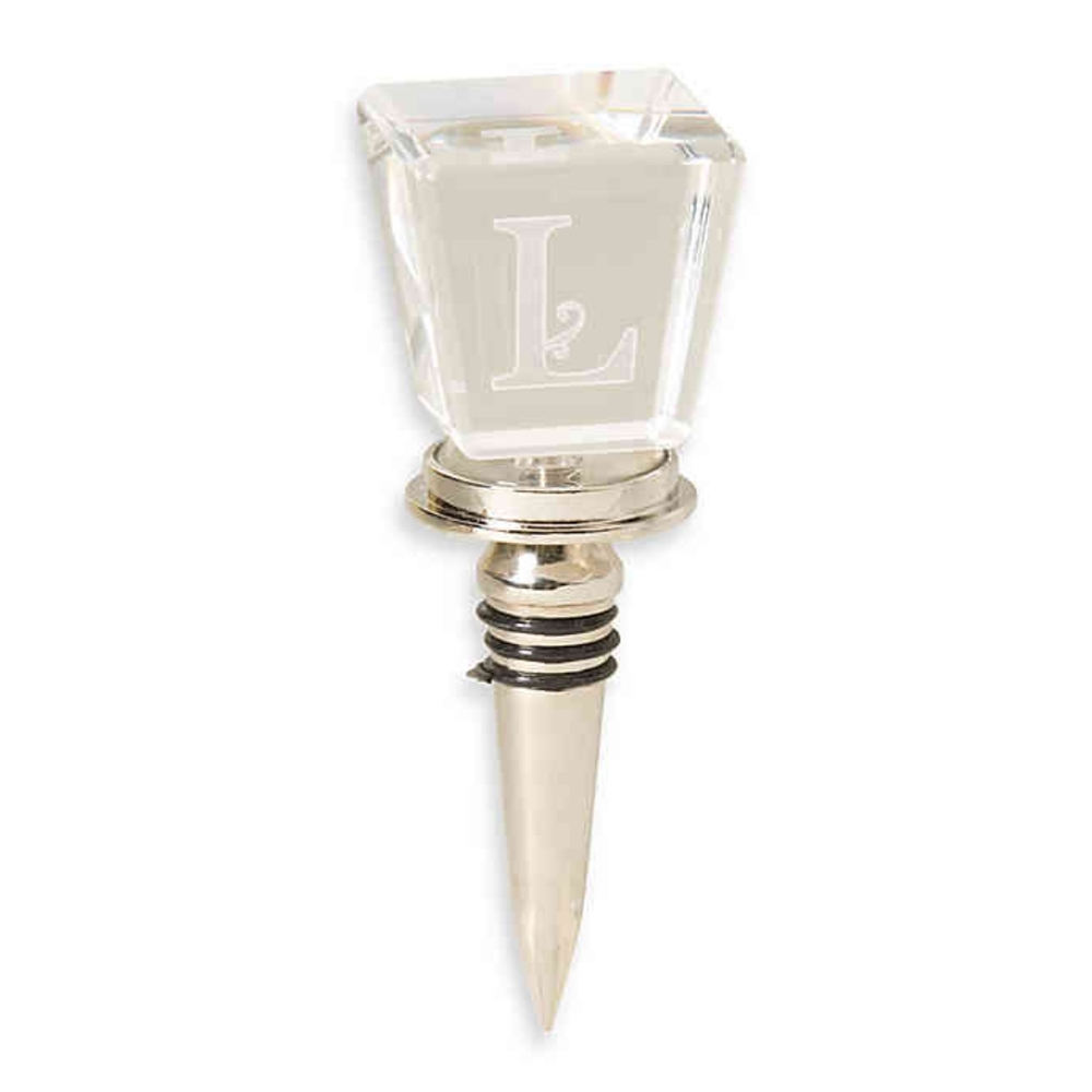 Bed Bath & Beyond Monogram Bottle Stopper